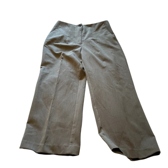 Zara Grey Dress Pants-Front zip-Waistband less-Wide leg Size XL-NWT - Picture 5 of 9